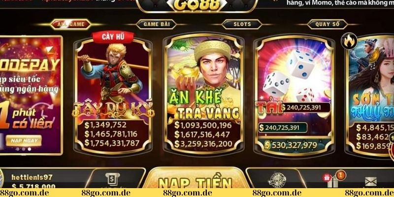 Game Go88 – Luồng gió mới trên thị trường khiến cược thủ thích thú 3 Go88 có giao diện gần gũi thân thiện